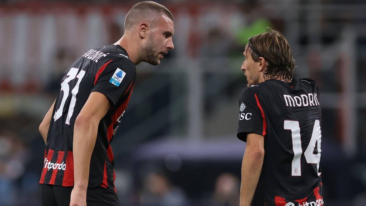 Strahinja Pavlović i Luka Modrić u Milanu