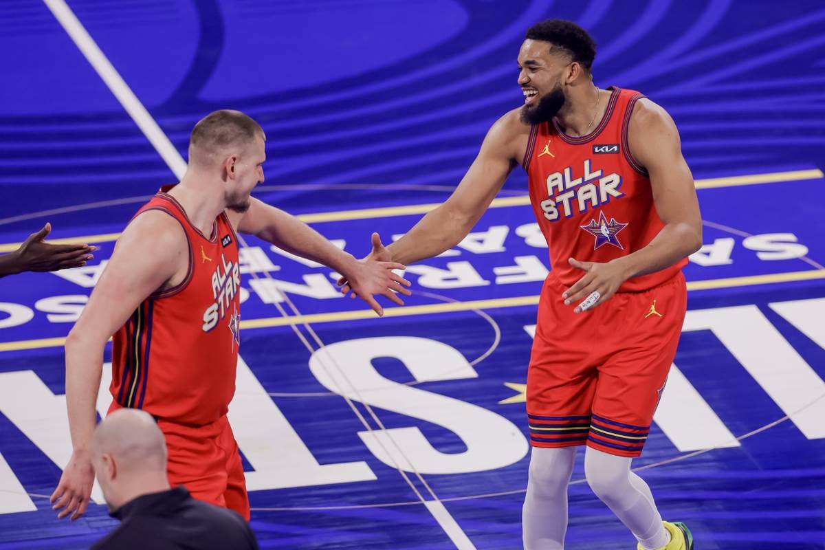 Nikola Jokić i Karl Entoni Tauns na Ol Staru