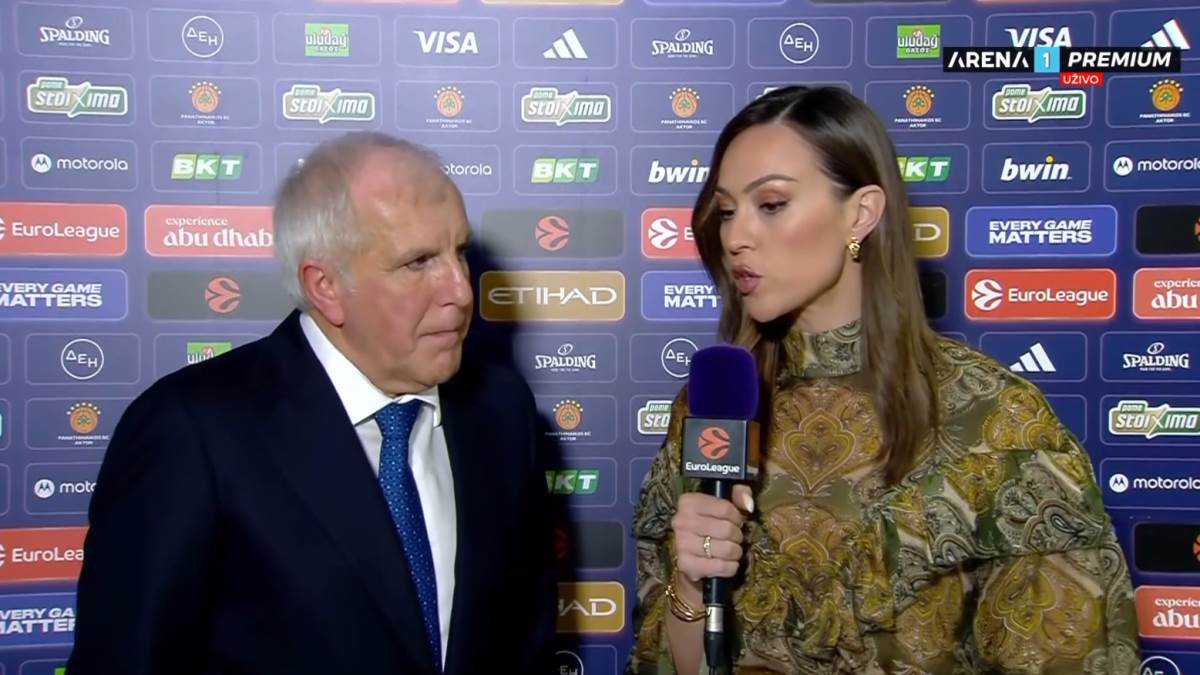 Željko Obradović i Dora Panteli izjava posle Panatinaikos Partizan