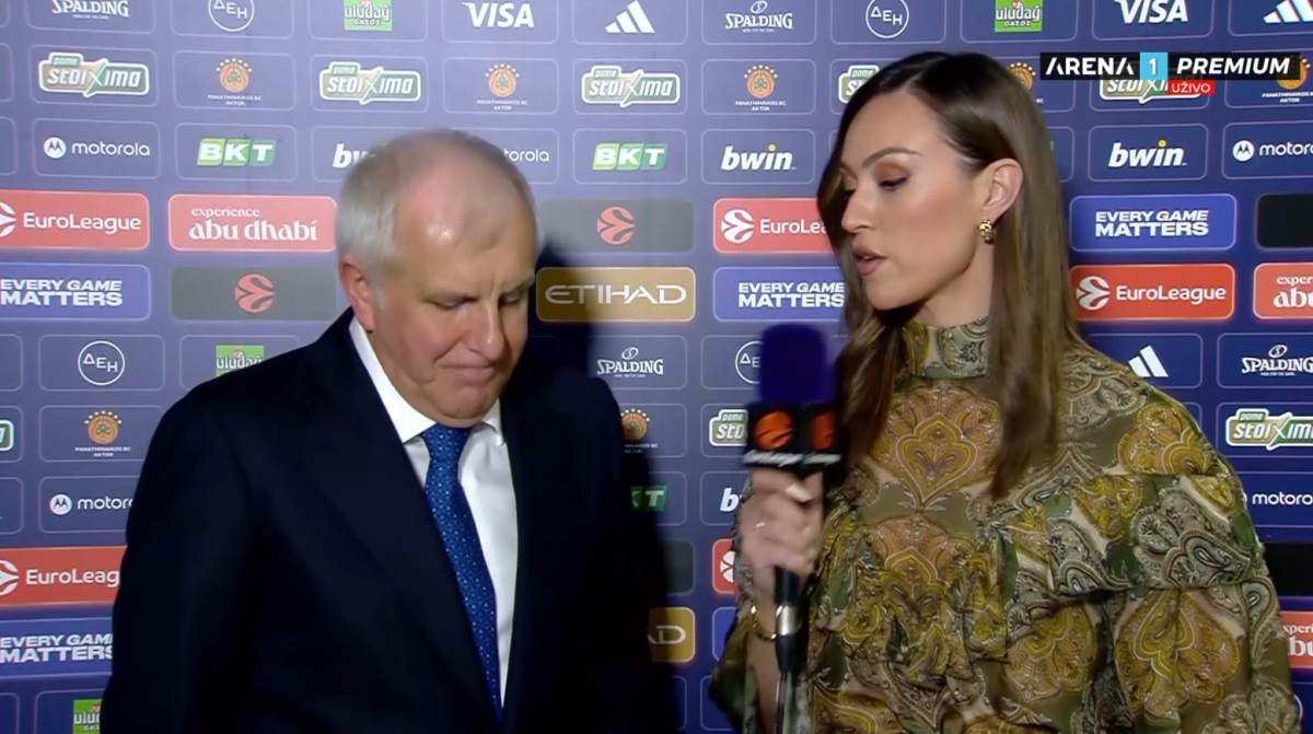Željko Obradović i Dora Panteli izjava posle Partizan Panatinaikos