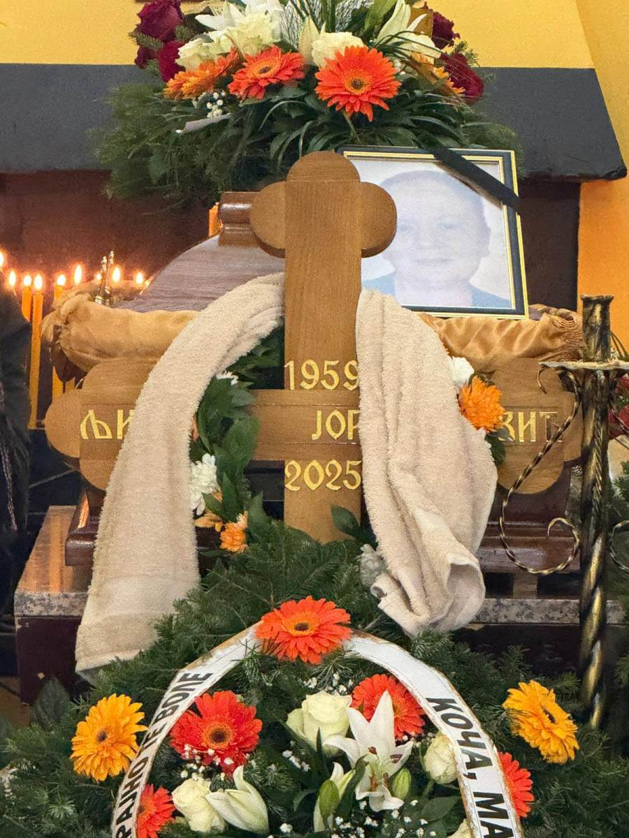 Sahrana Ljiljane Jorgovanović u Požarevcu