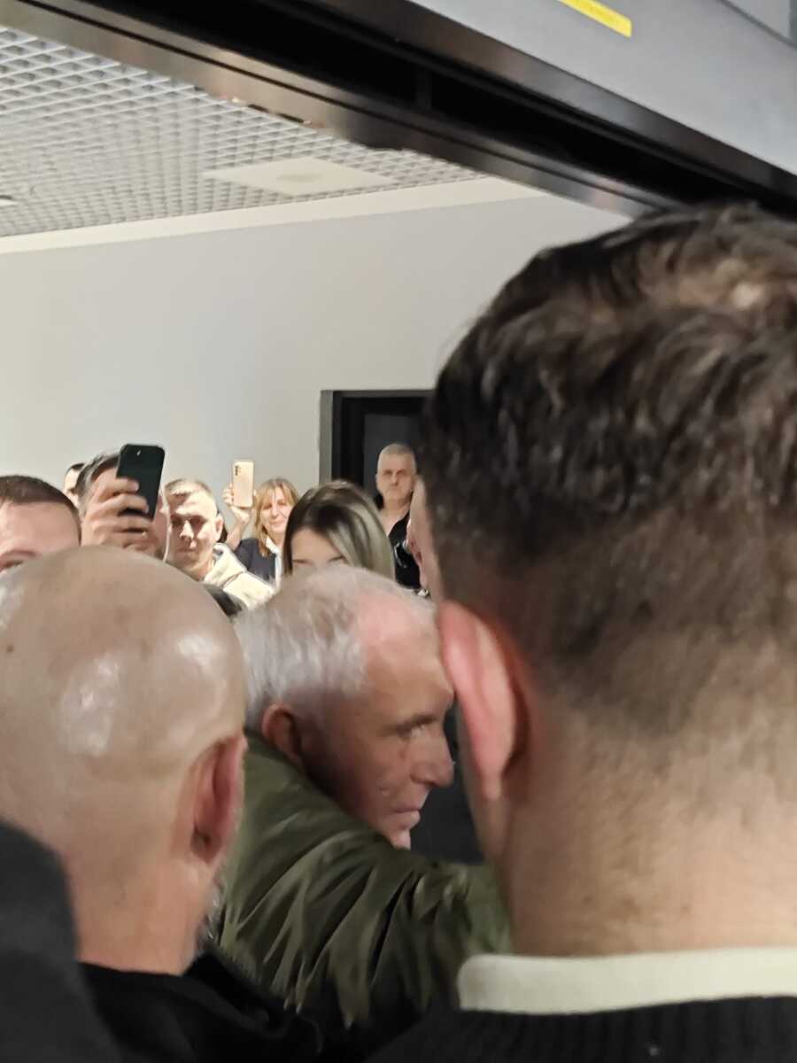 Željko Obradović doček na aerodromu u Beogradu