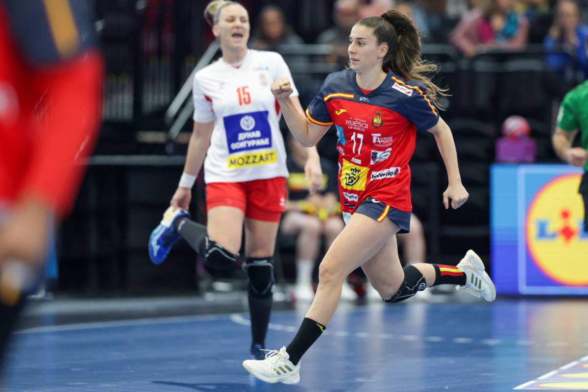 Špankinja Dženifer Gutijerez na meču Srbija Španija