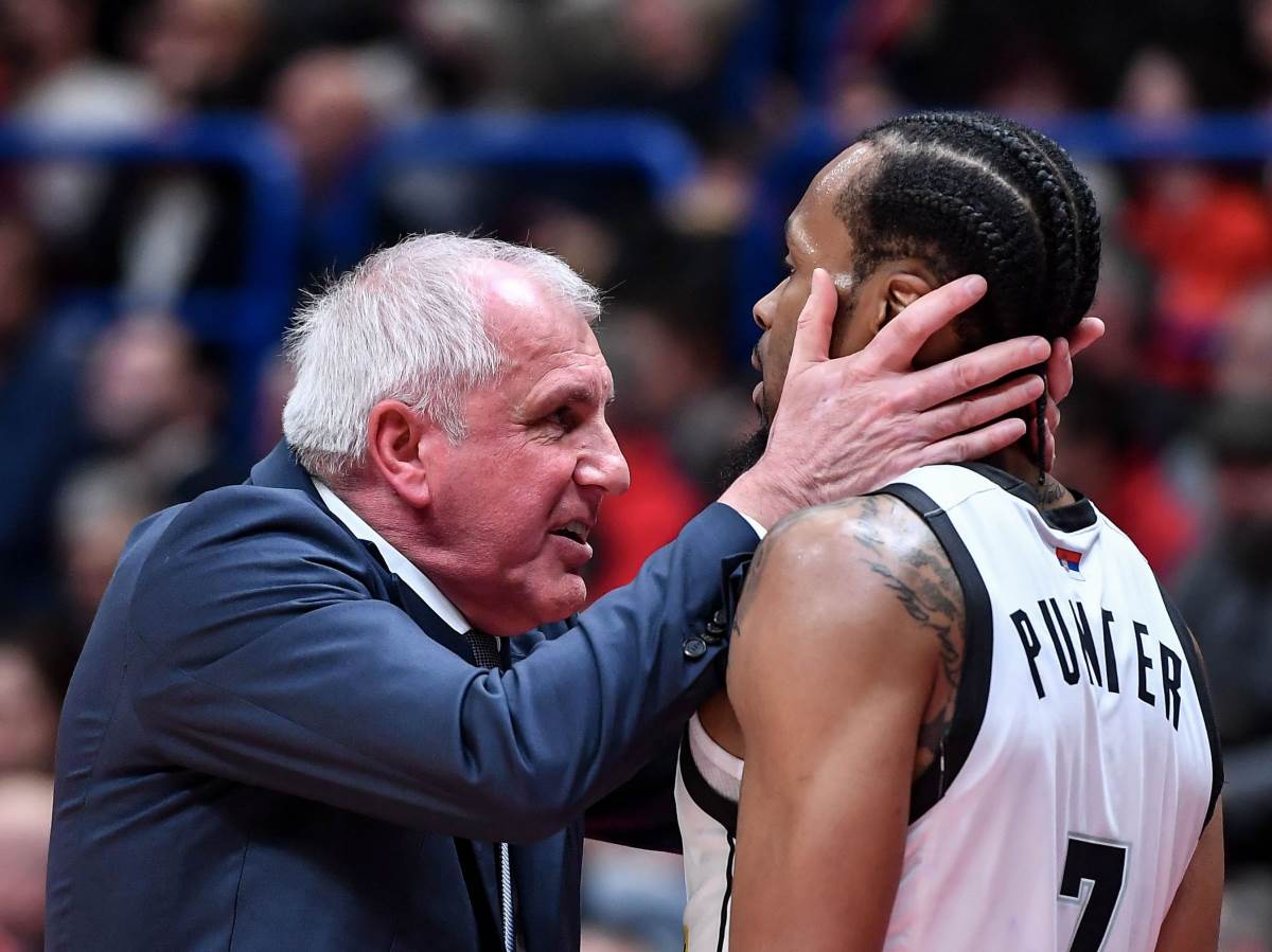 bivši trener Partizana Željko Obradović i bivši košarkaš Kevin Panter.