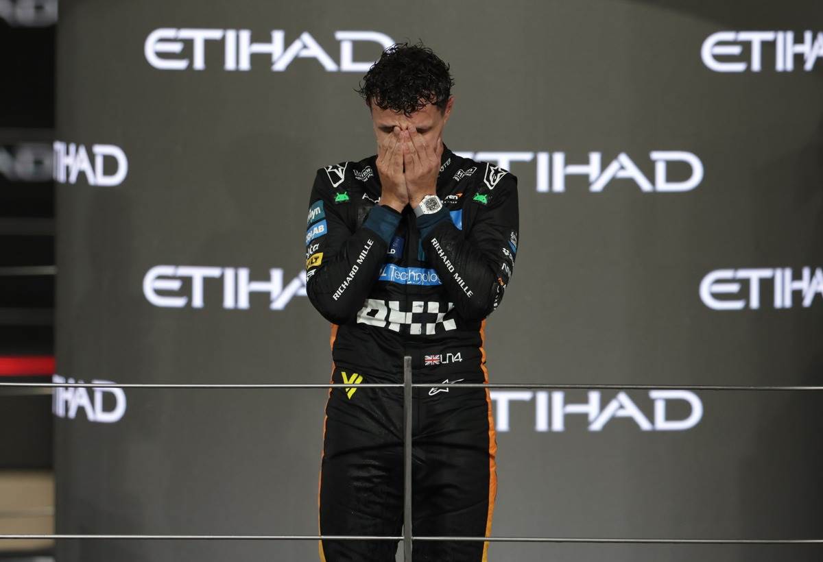 Lando Noris slavi osvajanje titule Formule 1 u Abu Dabiju