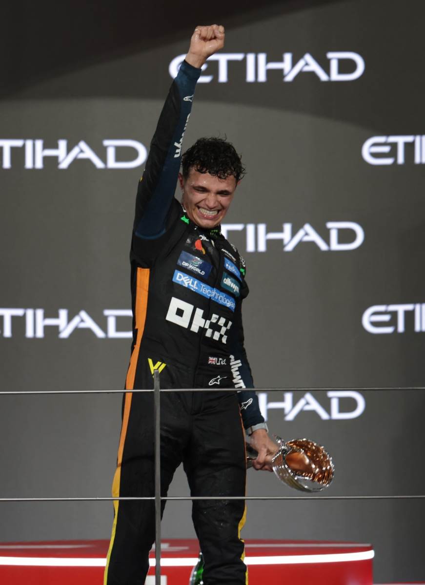 Lando Noris slavi osvajanje titule Formule 1 u Abu Dabiju