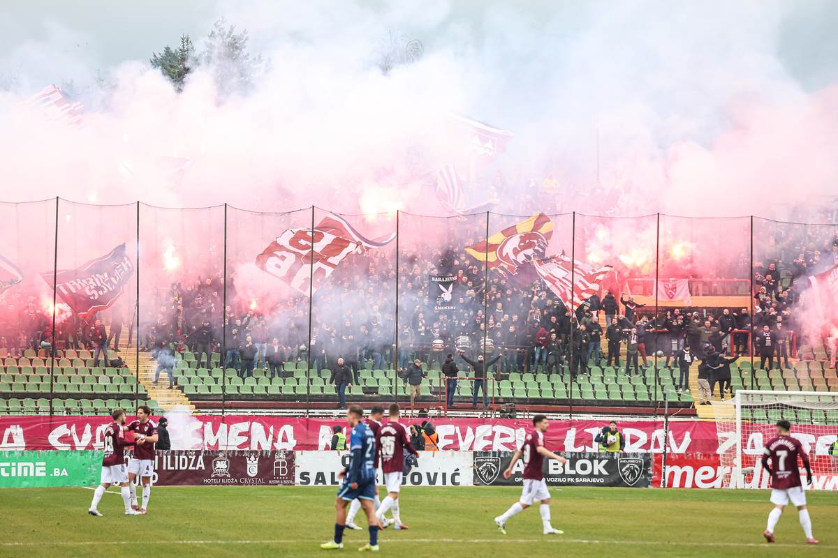 Navijači Sarajeva Horde zla protiv Željezničara