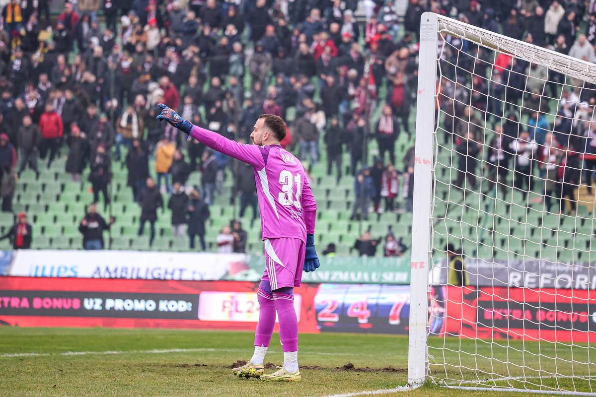Ivan Banić golman Sarajeva na derbiju protiv Željezničara