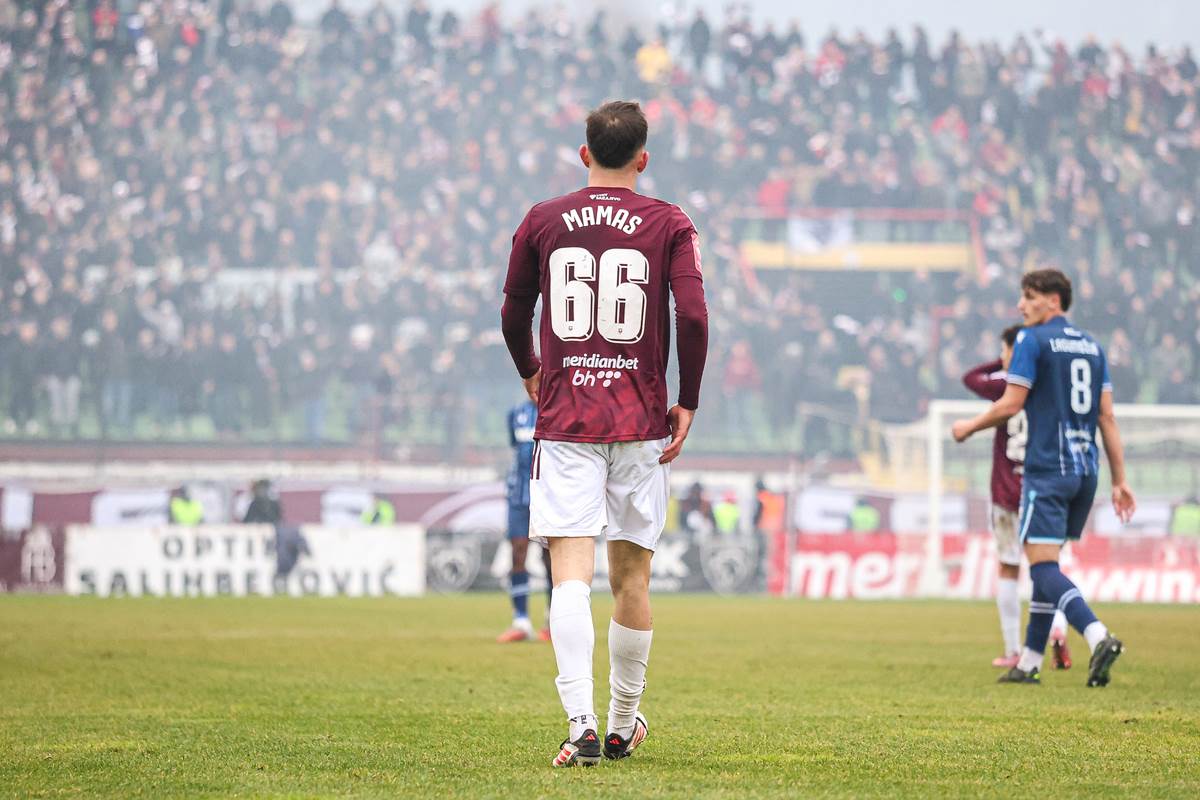 Rafail Mamas na derbiju Sarajevo Željezničar