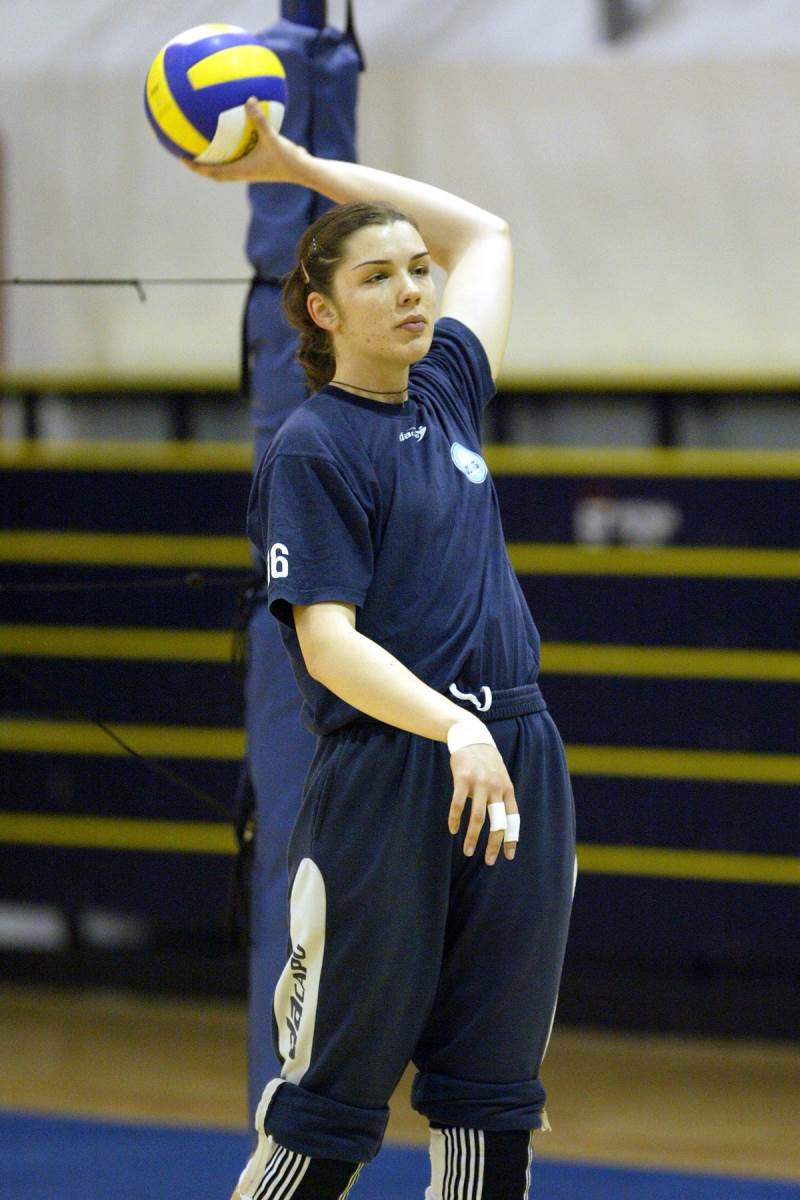 Anja Spasojević na treningu