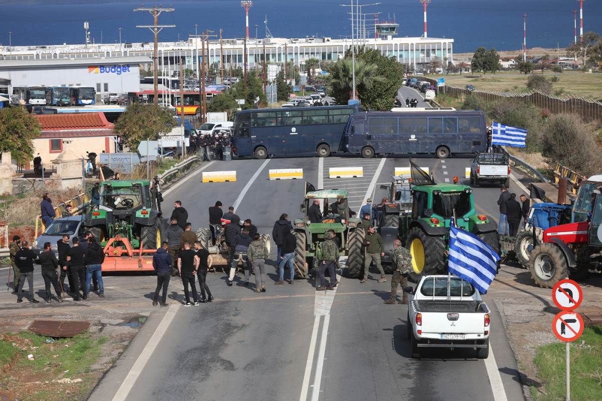 Protesti poljoprivrednika u Grčkoj