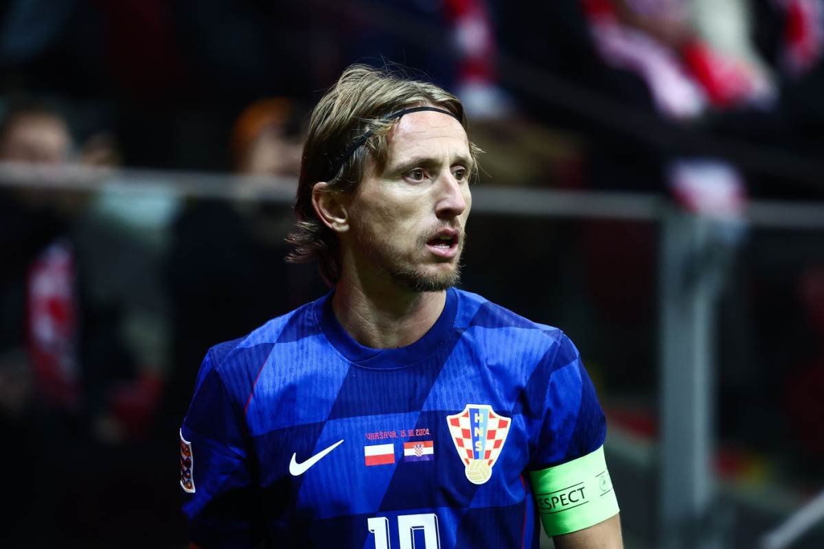 Luka Modrić u dresu reprezentacije Hrvatske