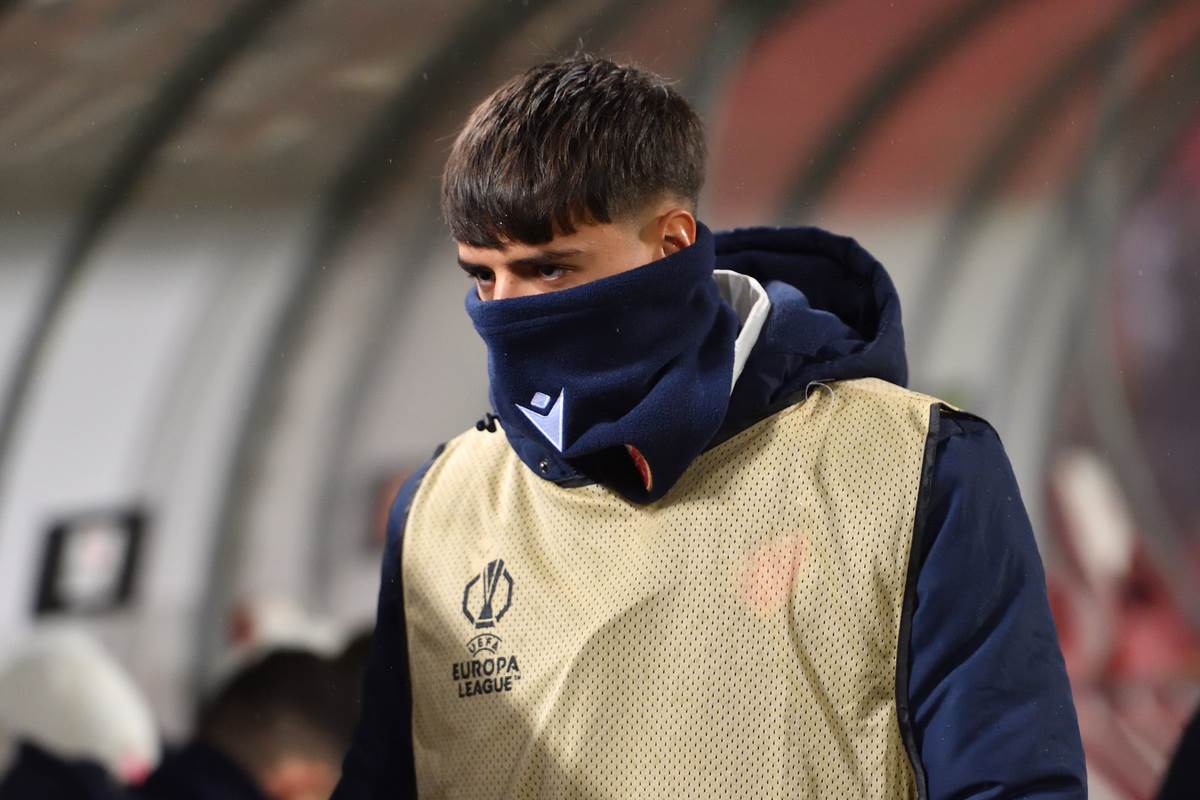 Luka Zarić na klupi Crvene zvezde