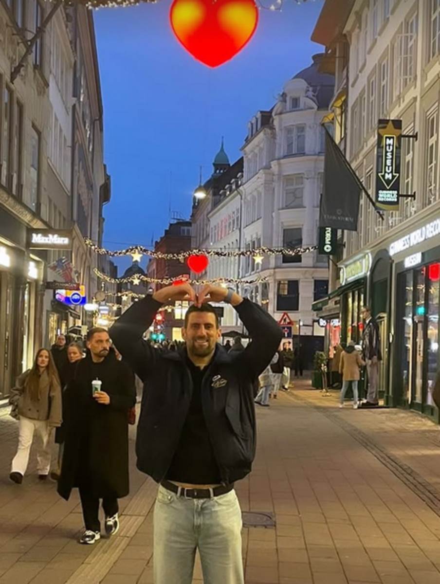 Novak Đoković u Kopenhagenu