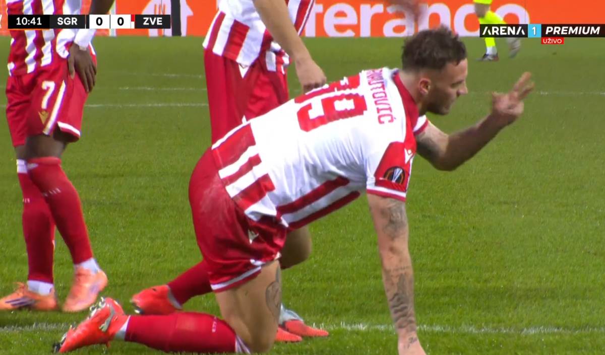 Marko Arnautović povređen na Zvezda Grac