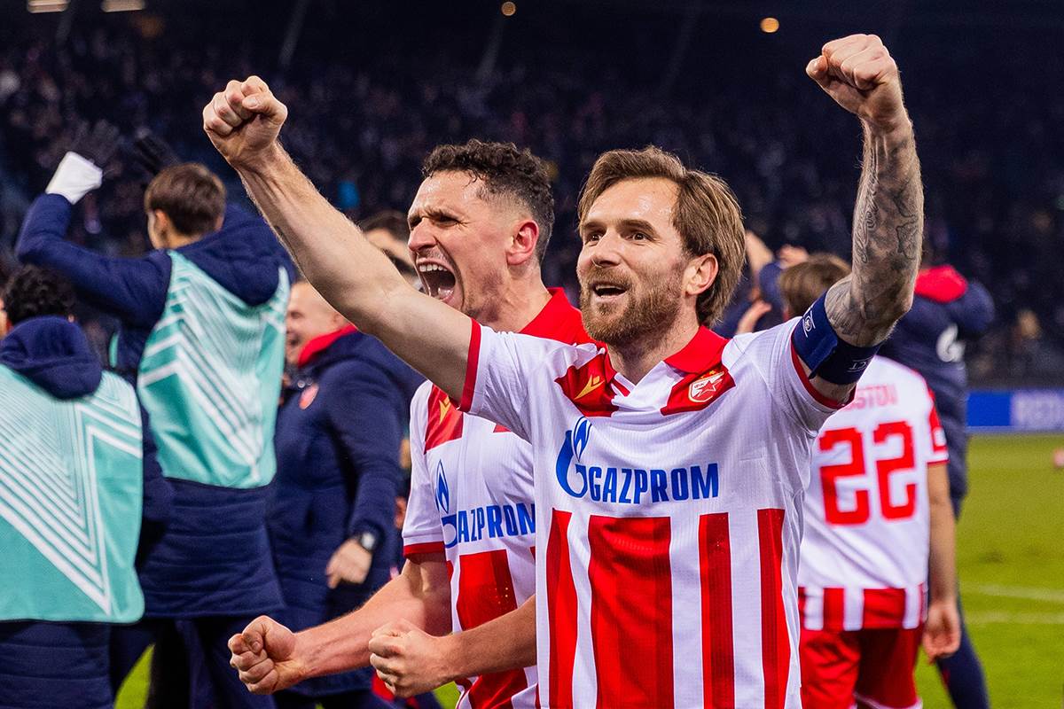 Aleksandar Katai slavi pobedu Zvezde protiv Šturma.