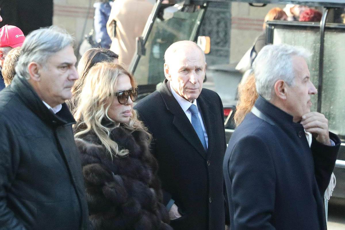 Dragan Džajić na sahrani oca Zvezdana Terzića