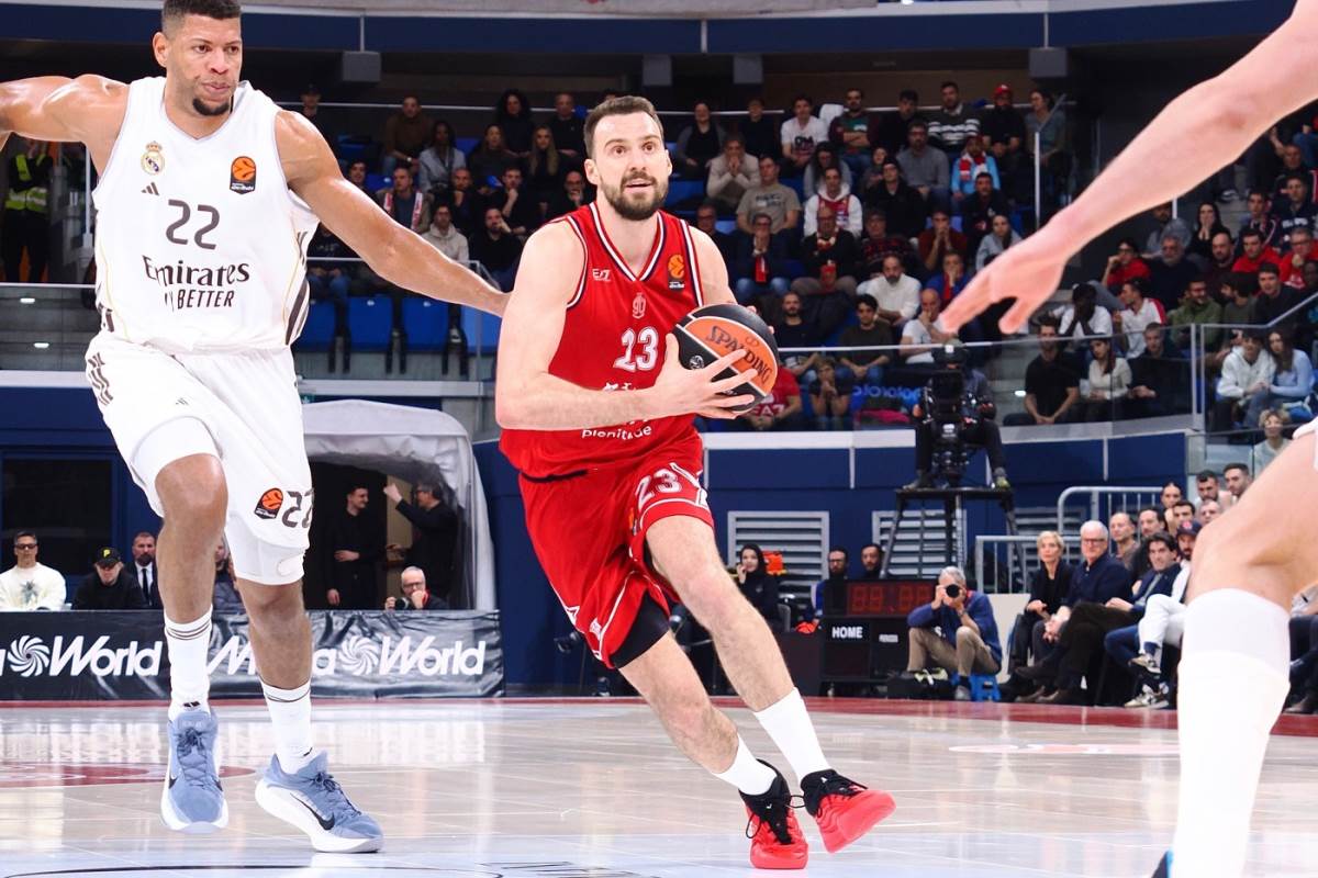 Marko Gudurić i Valter Tavares na meču Evrolige