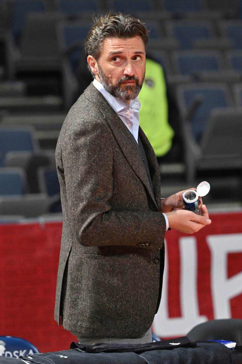 Marko Pešić pred meč Zvezda Bajern u Areni