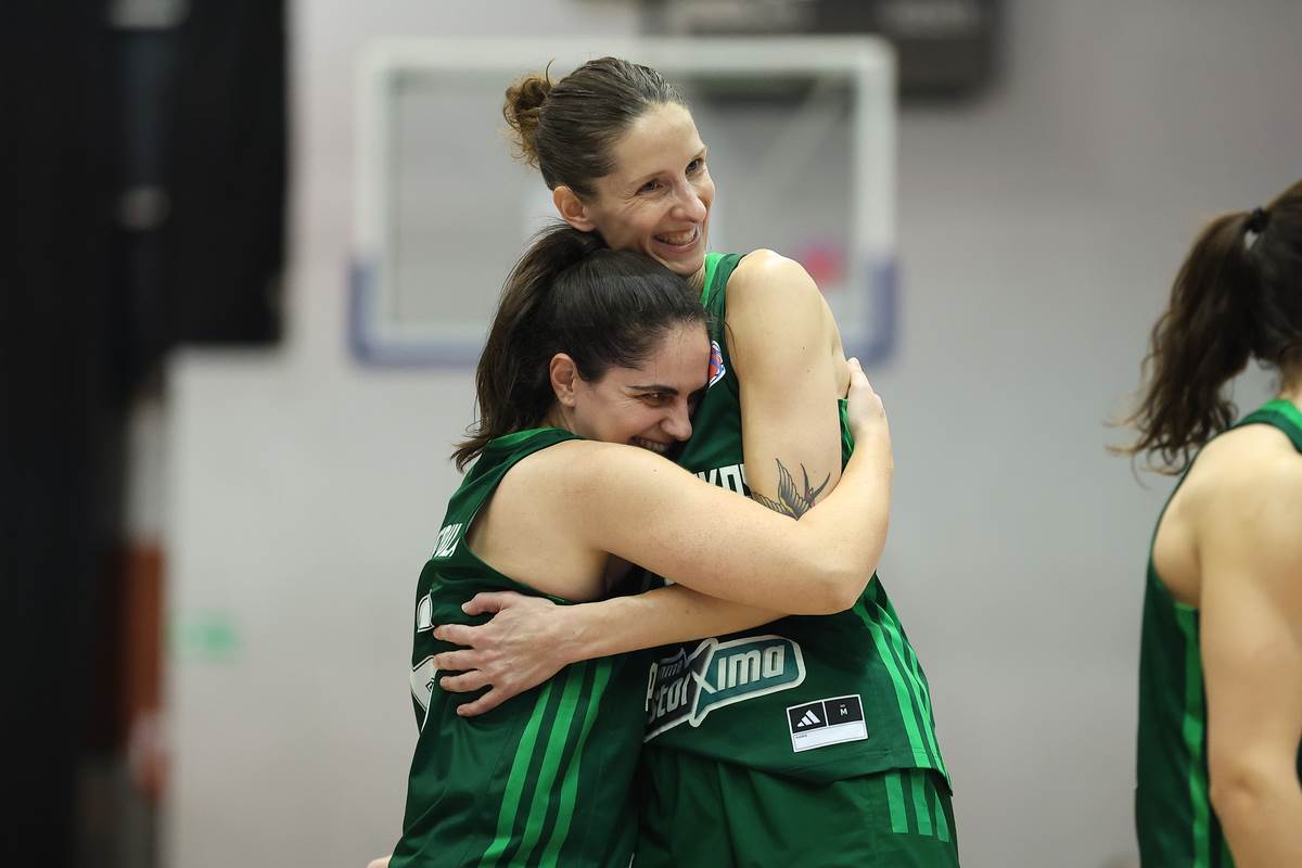 Slavlje košarkašica Panatinaikosa u Beogradu