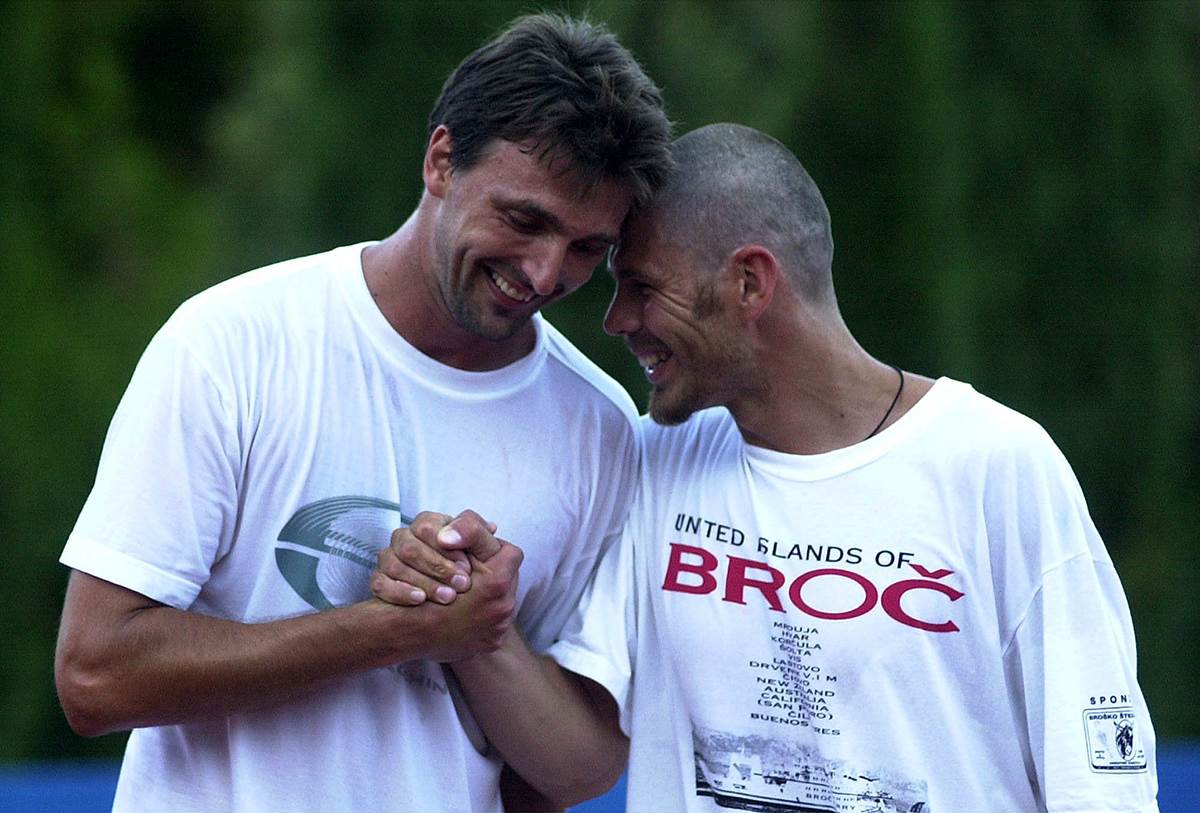 Goran Ivanišević i Zvonimir Boban.