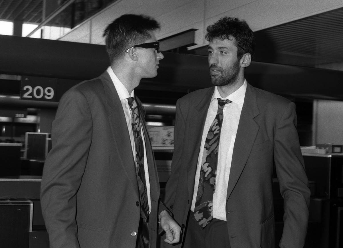 Vlade Divac i Toni Kukoč pred Evropsko prvenstvo 1991. godine