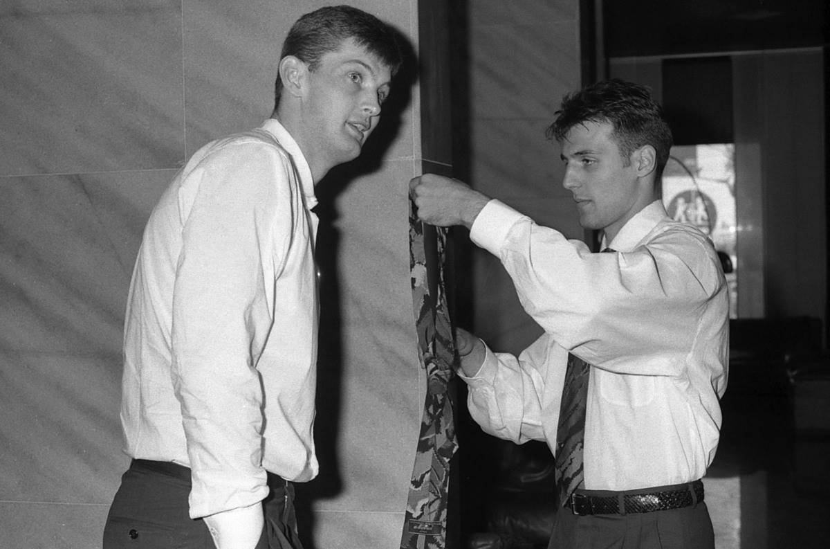 Sale Đorđević i Žarko Paspalj pred Evropsko prvenstvo 1991. godine