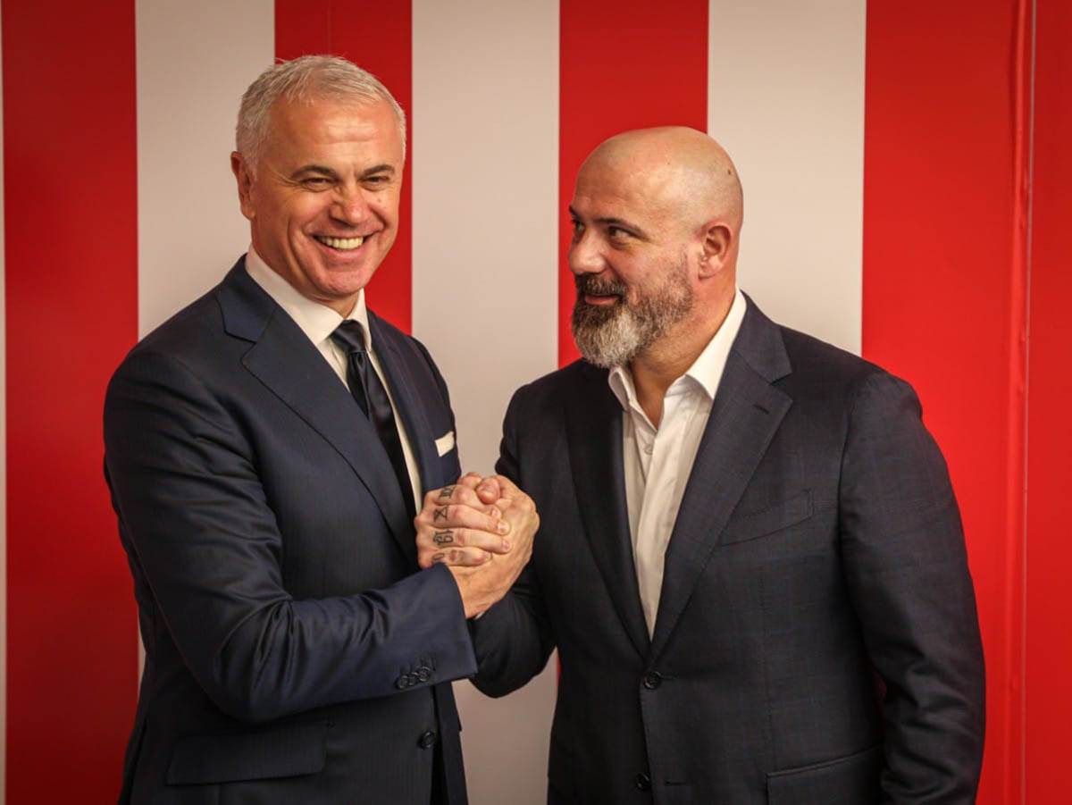 Dejan Stanković i Zvezdan Terzić na promociji u Zvezdi