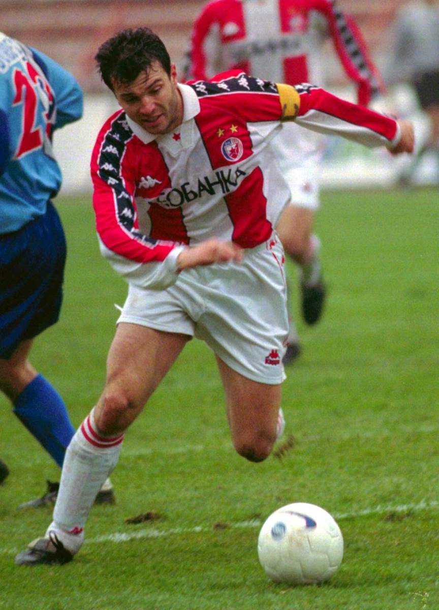 Zoran Jovičić u dresu Crvene zvezde