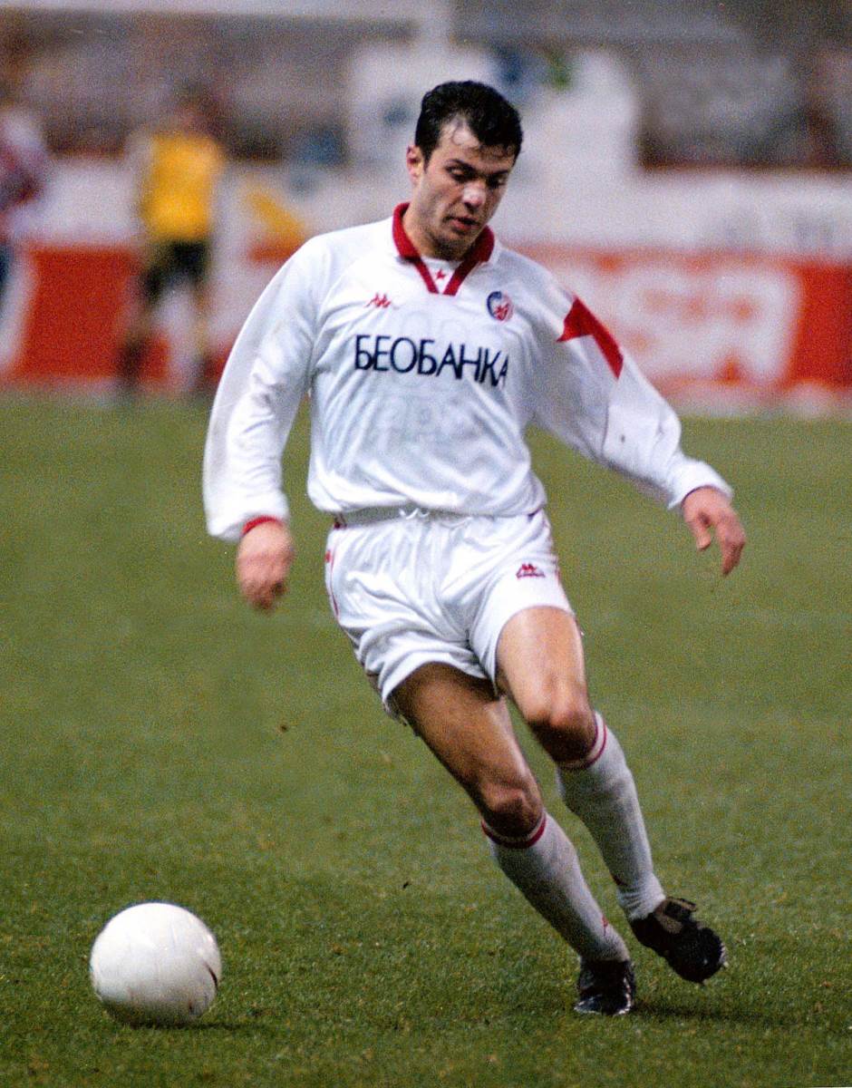 Zoran Jovičić u dresu Crvene zvezde