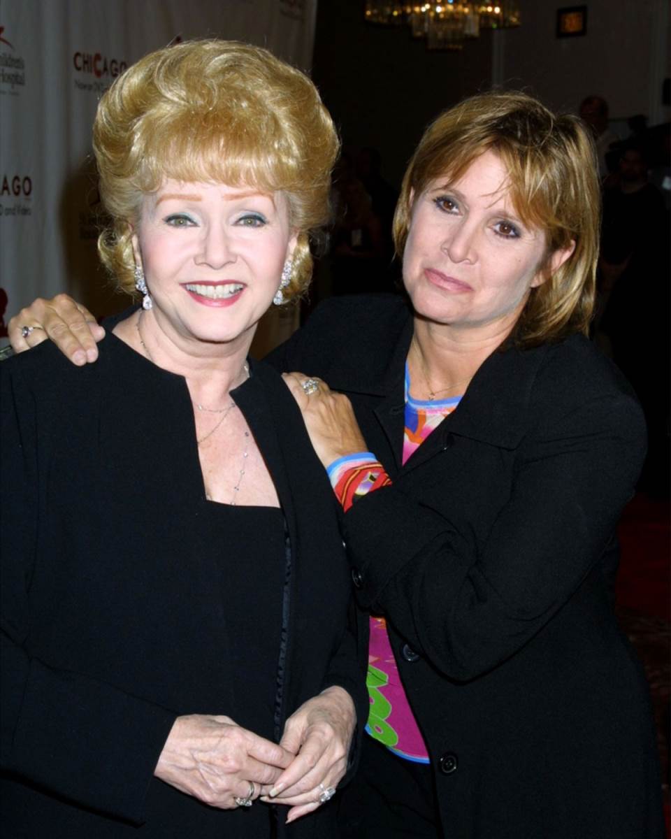 Keri Fišer sa majkom