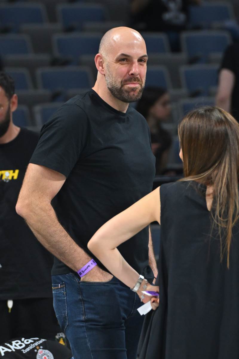 Aleks Marić na utakmici Partizana