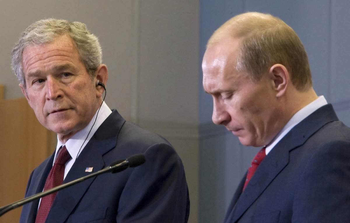 Džordž Buš i Vladimir Putin
