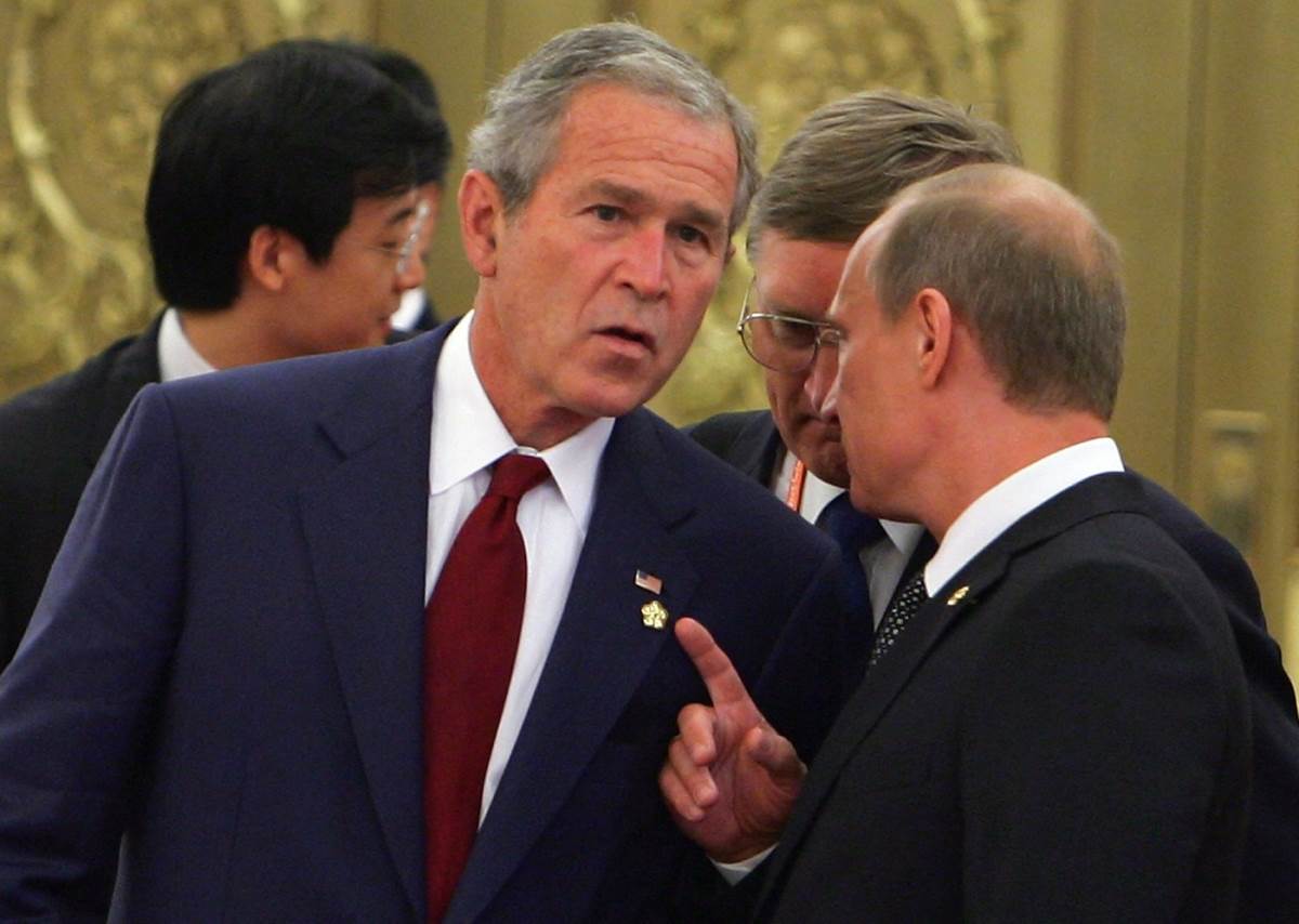 Džordž Buš i Vladimir Putin