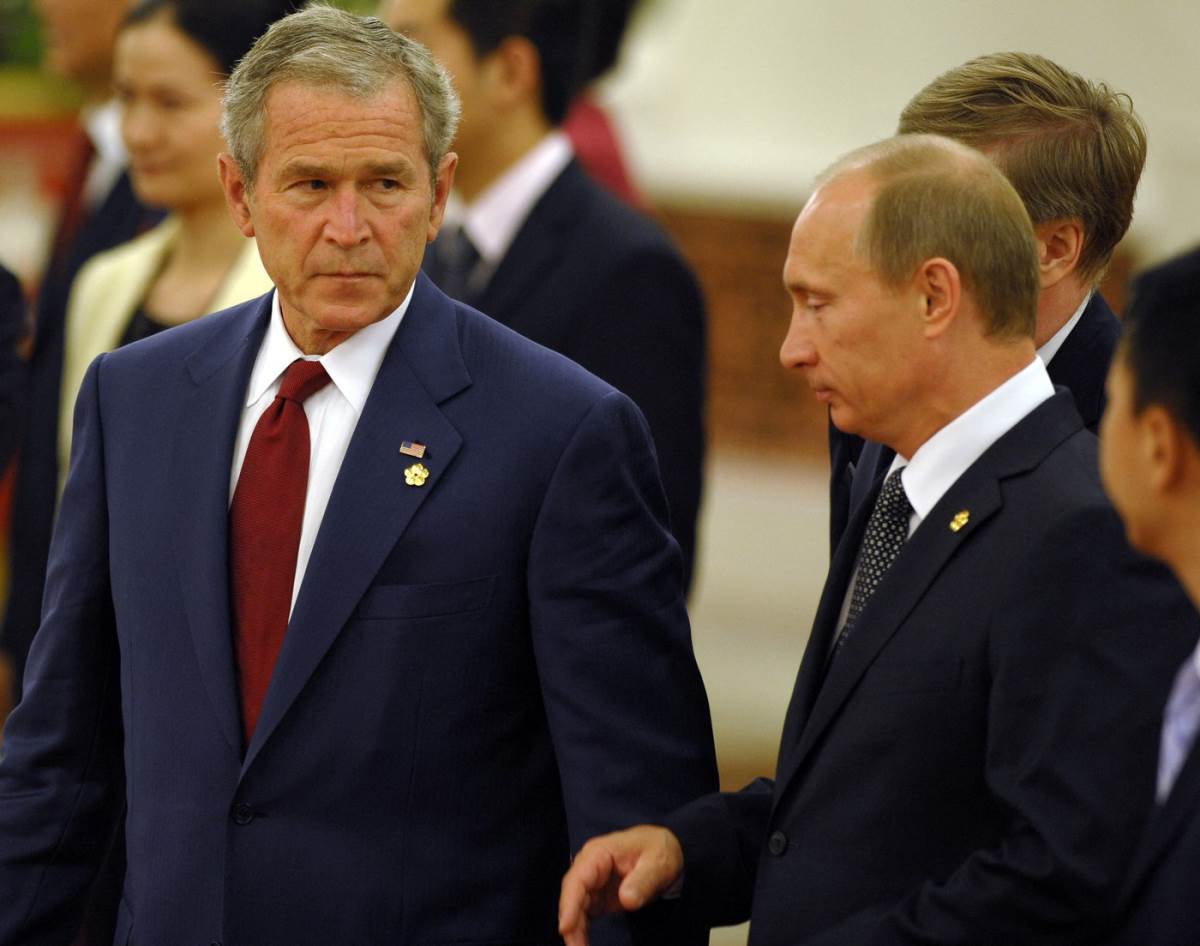Džordž Buš i Vladimir Putin