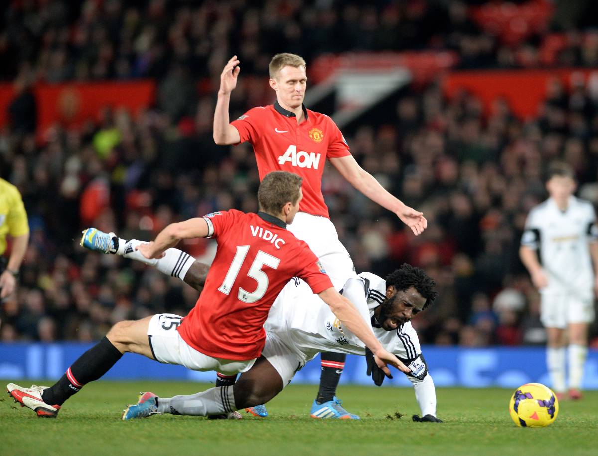 Daren Flečer u Junajtedu sa Nemanjom Vidićem