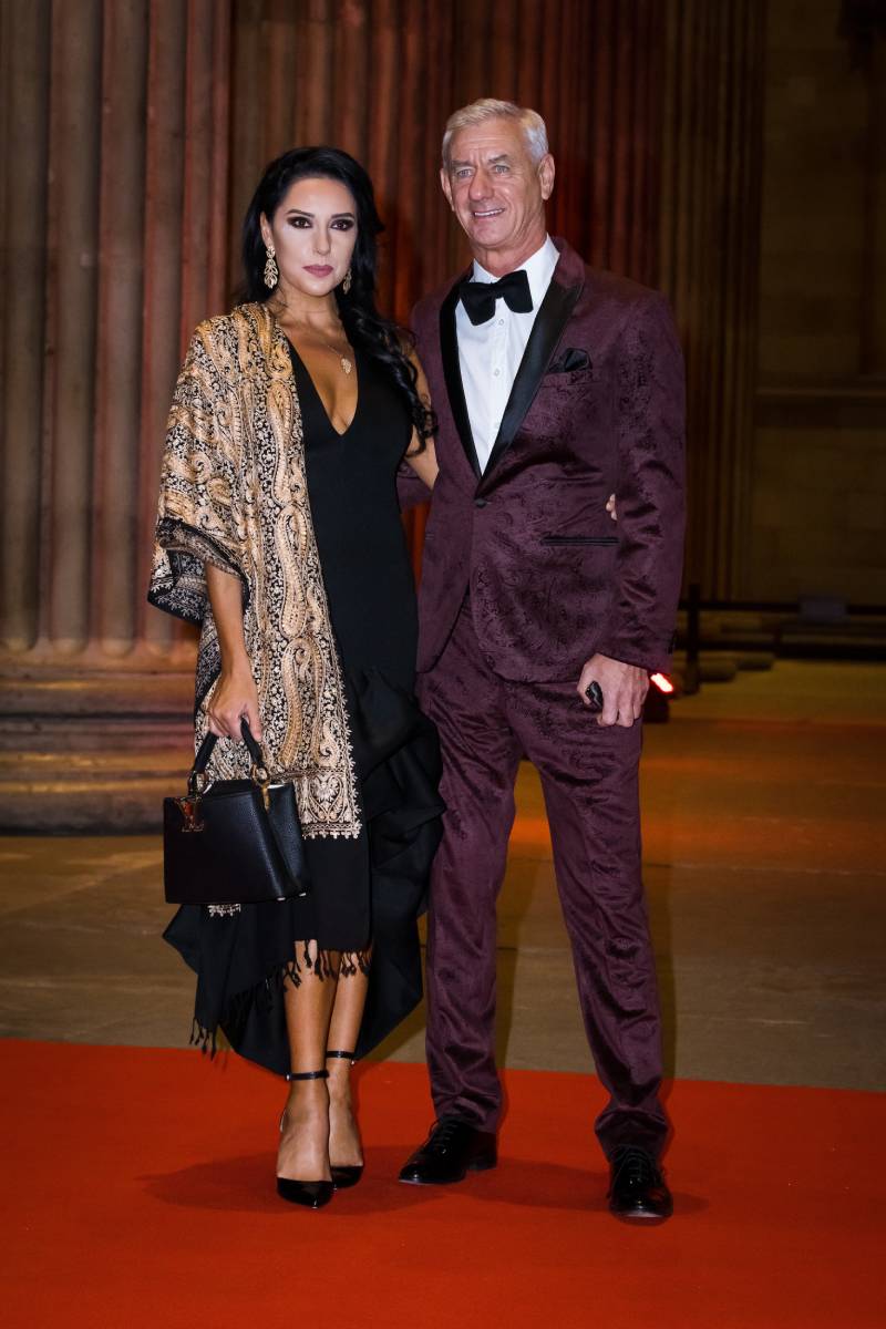 Jan Raš i verenica Kerol Entoni na svečanosti