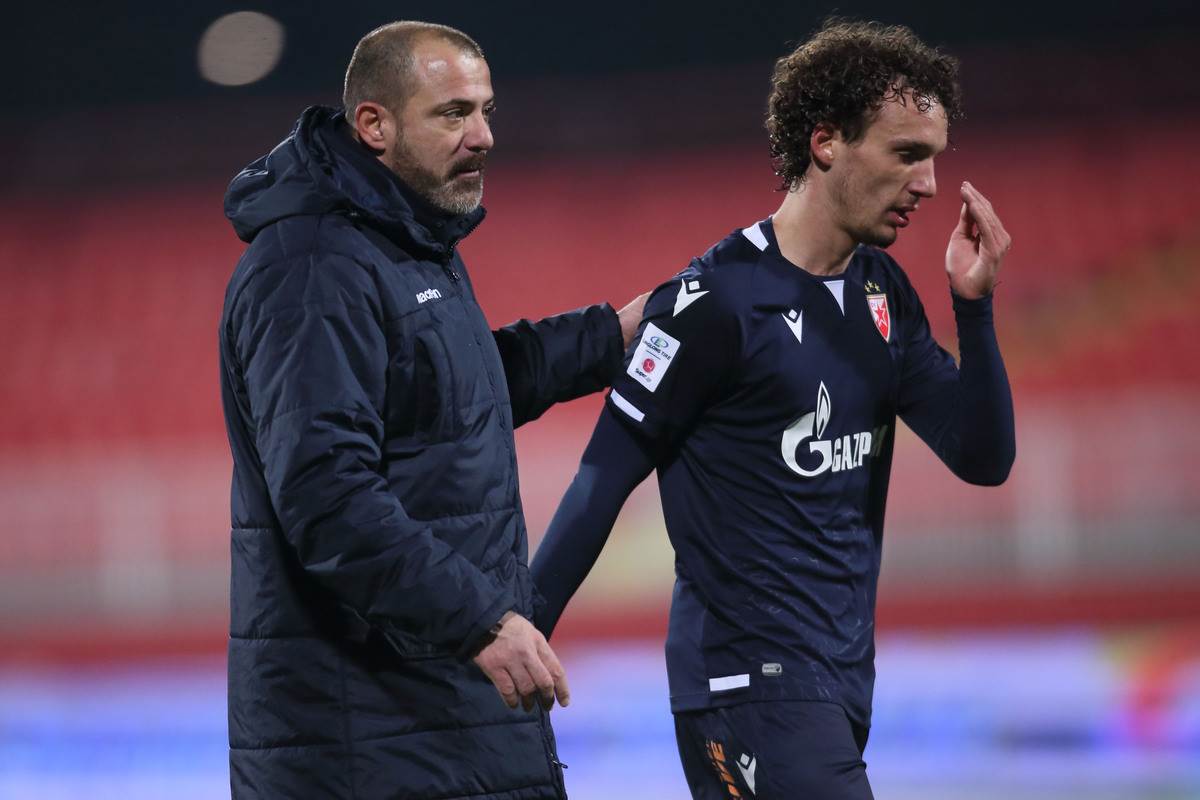 Dejan Stanković i Strahinja Eraković na stadionu Vojvodine u Novom Sadu