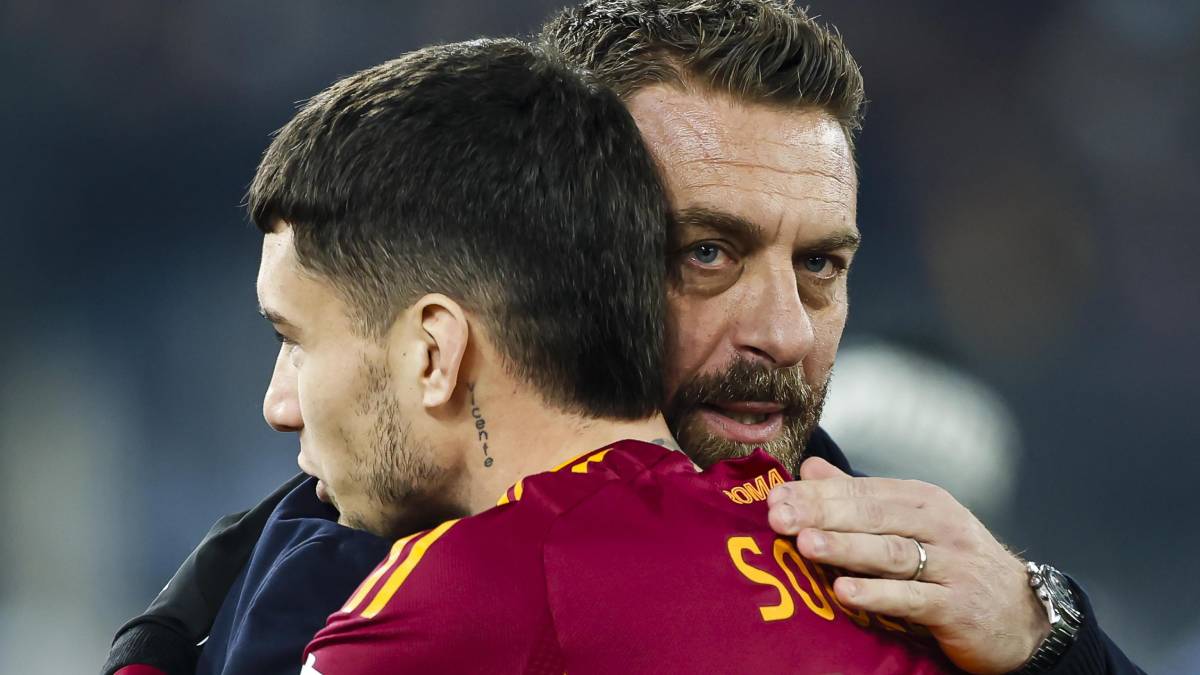 Danijele De Rosi i Matijas Sule se zagrlili na Olimpiku pred meč Roma Đenova