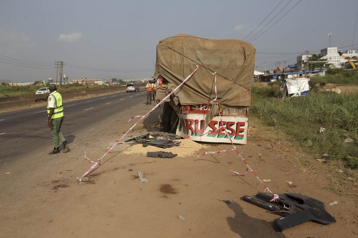Saobraćajna nesreća Entonija Džošue mesto sudara u Nigeriji