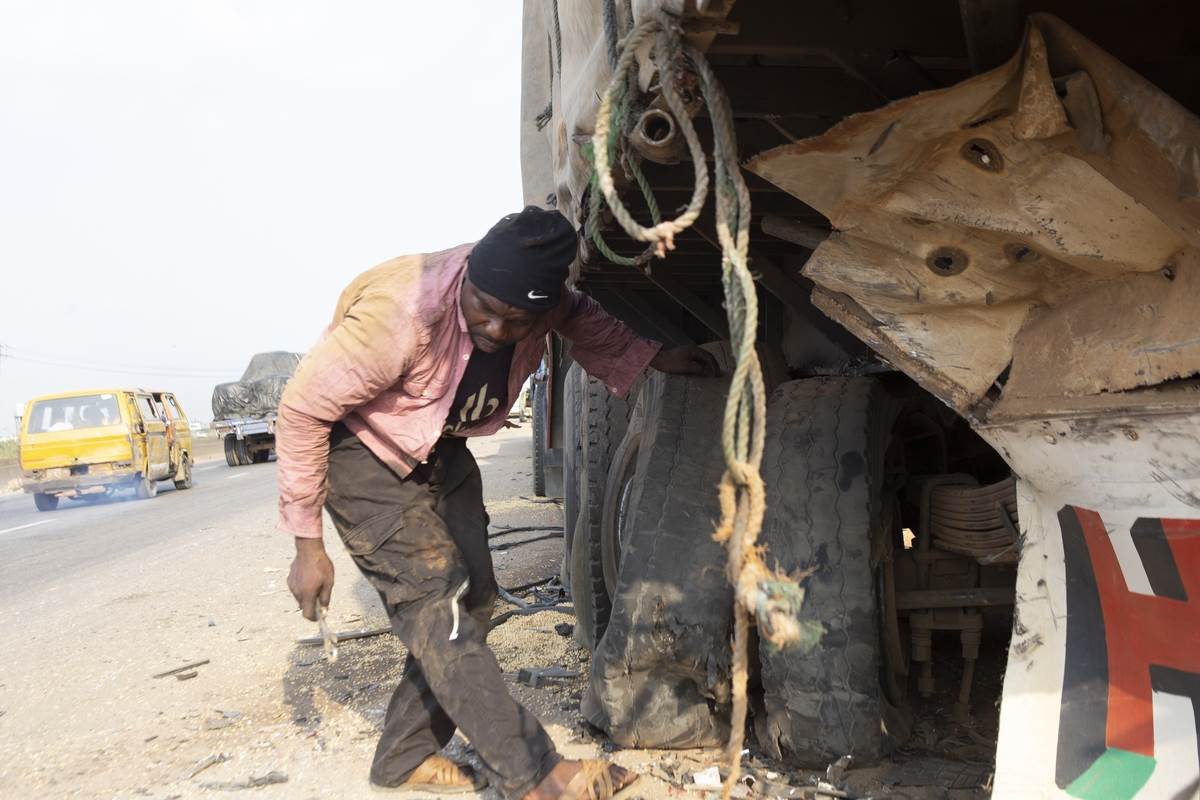 Saobraćajna nesreća Entonija Džošue mesto sudara u Nigeriji