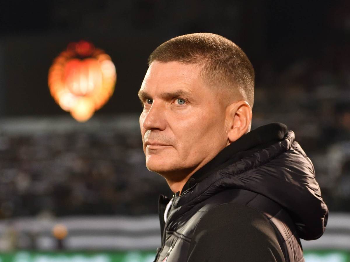 Trener Partizana Srđan Blagojević.