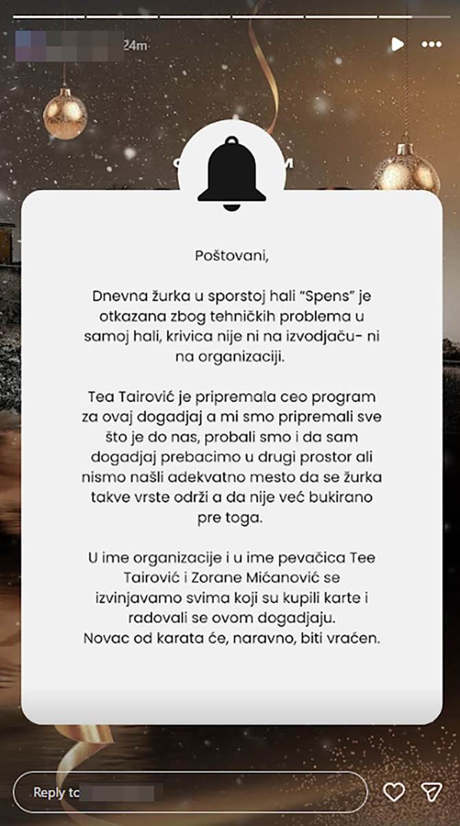 Nastup Tee Tairović i Zorane Mićanović u Novom Sadu otkazan (2).jpg