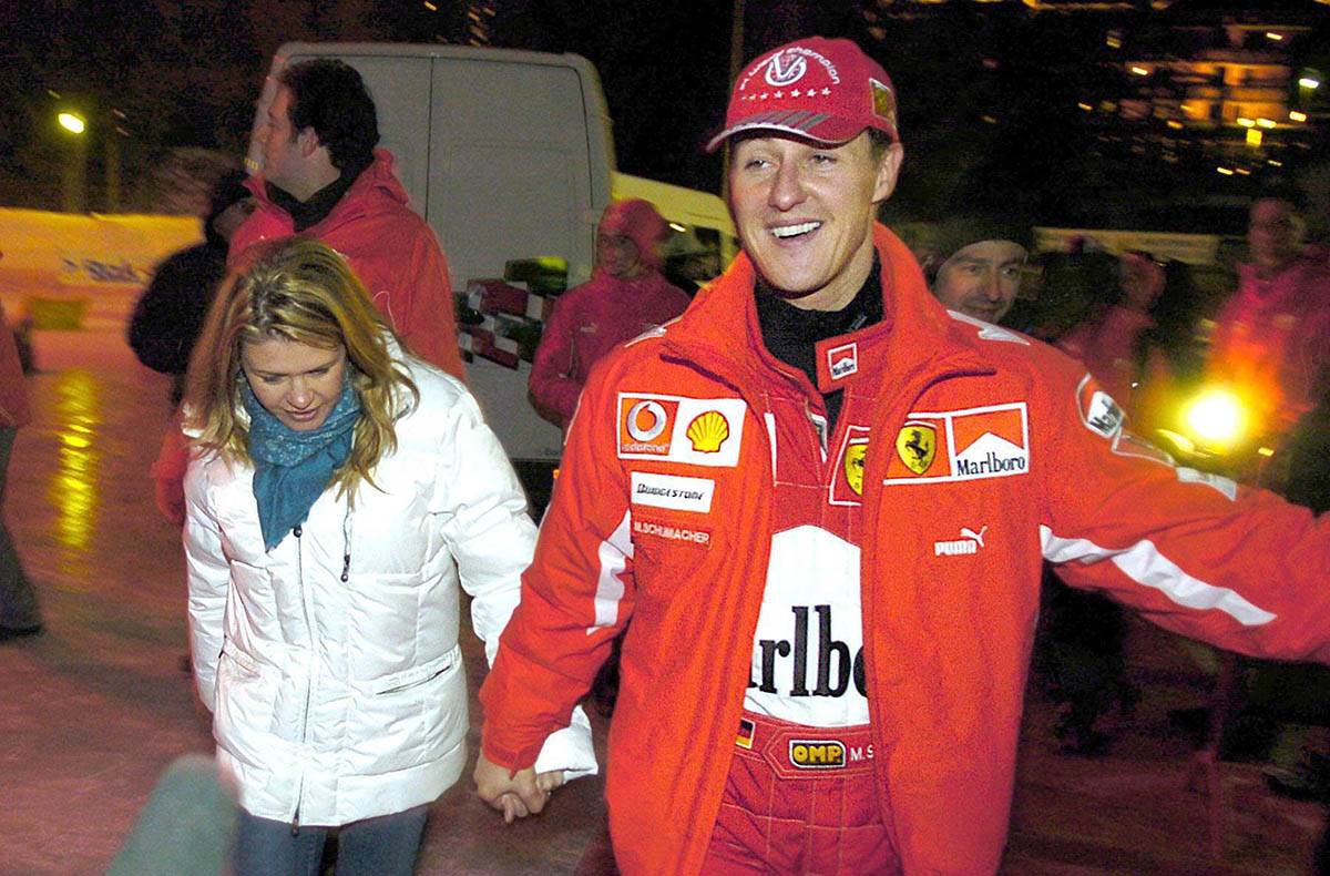 Mihael Šumaher i supruga Korina 7.jpg