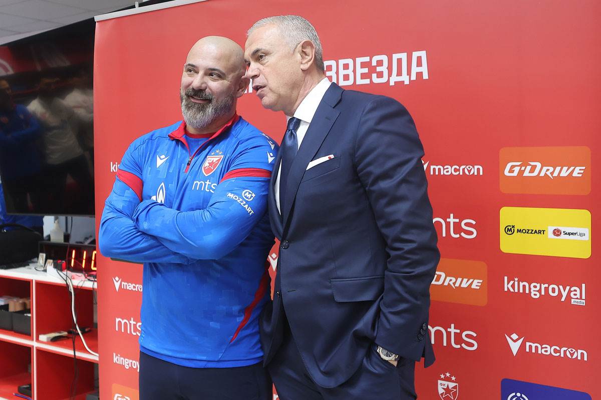 Zvezdan Terzić i Dejan Stanković na početku priprema u Zvezdi