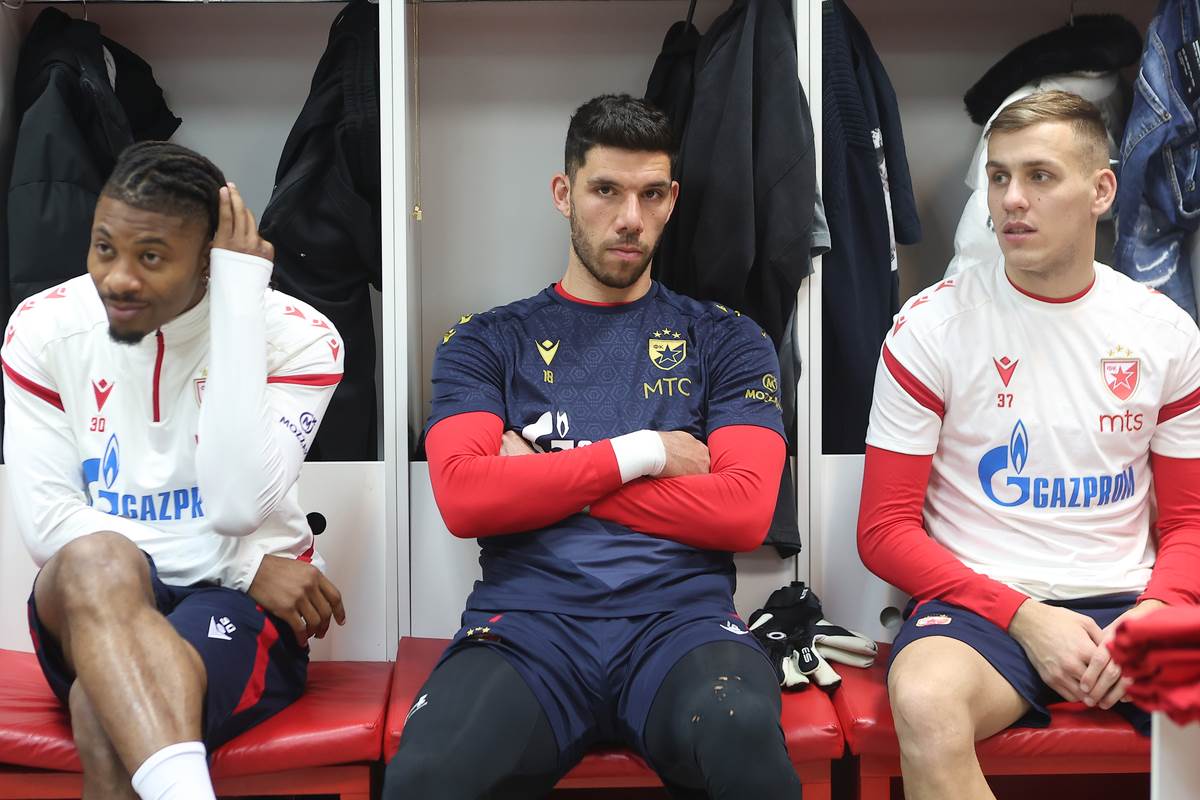 Omri Glazer i Vladimir Lučić na pripremama Zvezde