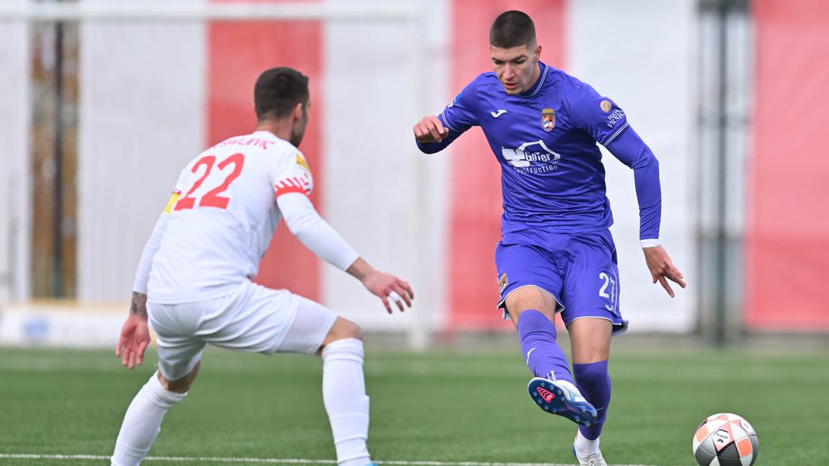 Stefan Gudelj u dresu Grafičara na Kupu Srbije