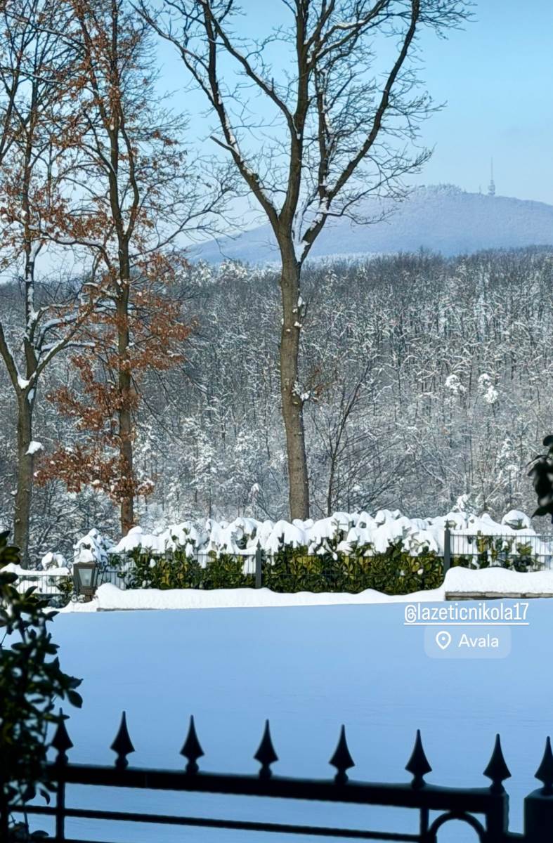Sonja Lazetić kuća na Avali za praznike