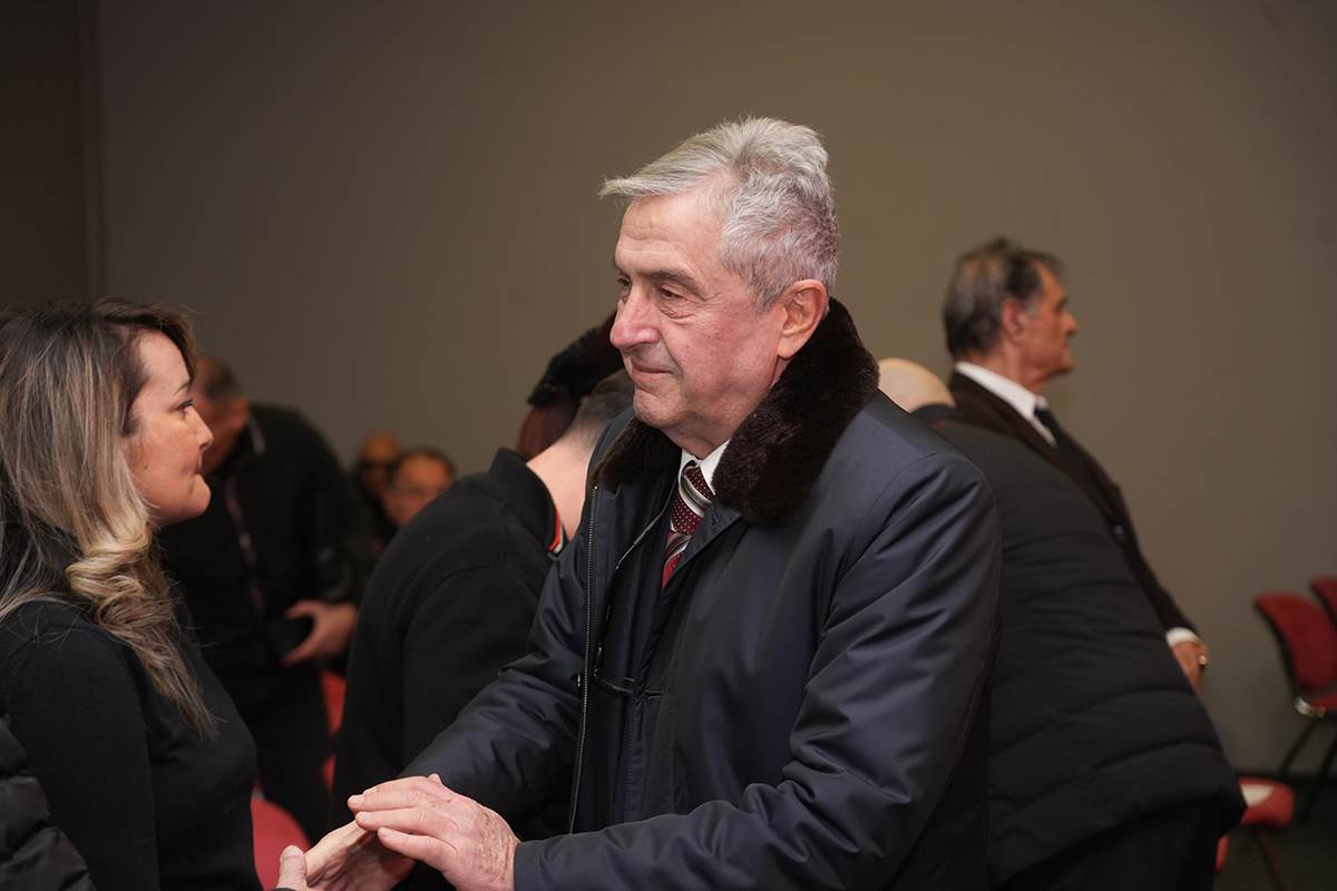 Ljubomir Apro na komemoraciji Miloradu Kosanoviću.