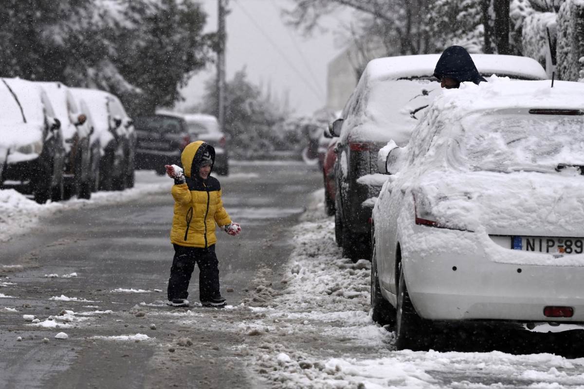 Sneg u Grčkoj